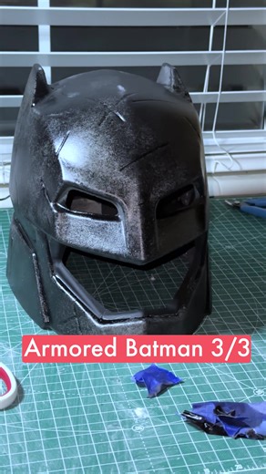 DIY Armored Batman Helmet with LED Eyes | How-To Guide