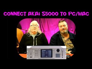 Connecting Akai S5000 Sampler via usb to your PC using AK.SYS software