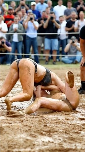 girls fight in mud part 53 #wwe #mma #shorts #viral #trending #wrestling #sports