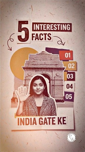 Did You Know These 5 Facts About India Gate? 🤯 #indiagate #delhi #facts
