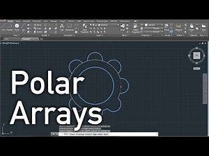AUTOCAD - POLAR ARRAYS in Under a Minute