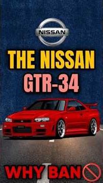 NISSAN GT R-34 AKHIR BAN🚫 KYU HUI THI🤔#automobile #nissan #gtr34 #Supercar #facts