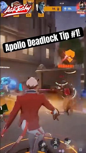 Apollo Deadlock Tip 🤺 Riposte Stun Ultimates Gameplay Build Guide Rem #deadlock #fpsgames #newgame