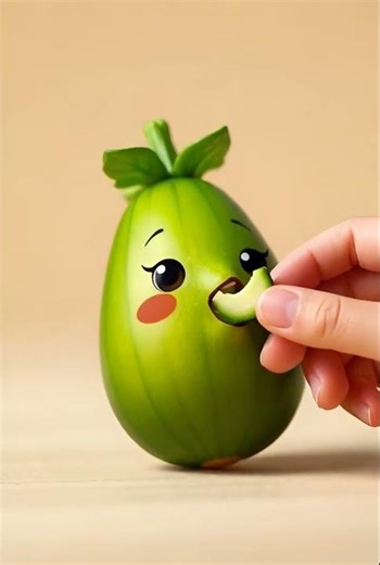 Baby Eating Zucchini 🥒 | Cute Baby Zucchini ASMR | Soft Crunch Eating Sounds