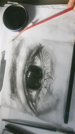 Insane 3D Eye Drawing 👁️ Looks Real! #art
