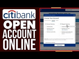 How To Open Citibank Account Online (2026) Full Guide