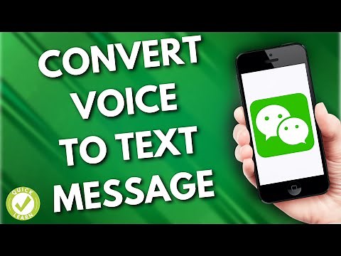 How To Convert Your Voice To Text Message On WeChat (Incredibly Useful)