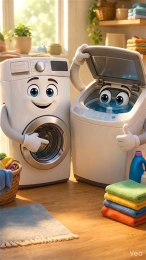 Top-loading washing machine? Front-loading washing machine? Make your decision!!