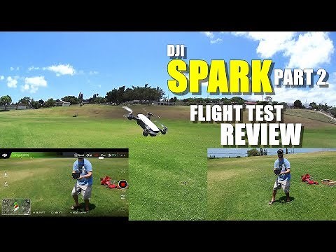 DJI SPARK In-Depth Flight Test Review - Part 2 - Controller Link, Sport Mode, Quickshot, Pros & Cons