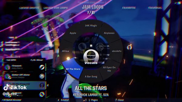 DJ Set Appreciation and Map Code for Fortnite