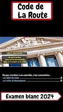 🔴 Test code de la route gratuit 🟢 Complet #2024 n°33🚗 #codedelaroute #autoecole #autoecoleenligne
