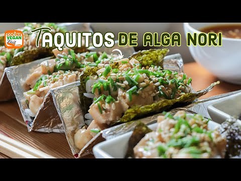 Taquitos de alga nori