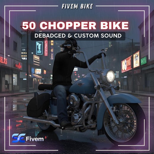 50 Chopper Bike Pack Fivem | Debadged Custom Motorcycle Packs | Custom Sound Bikes - Etsy