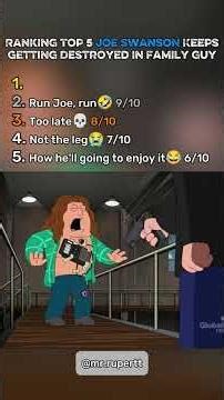Joe Swanson Getting Destroyed for 60 Seconds Straight 😭 #familyguy #joeswanson #funnymoments