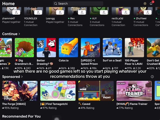 Finding New Games on Roblox Recommendations