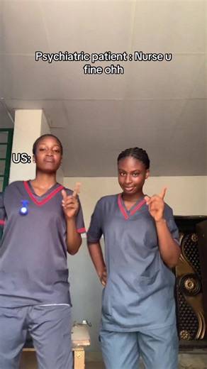 We know say we fine, just stay away from us we de craze once in a while😂😂#fyp #nurse #clinicalposting @💜 Chinenye 💜