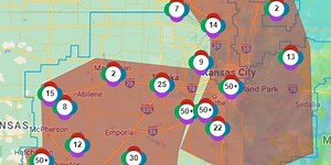 Thousands without power as Evergy works to restore electricity