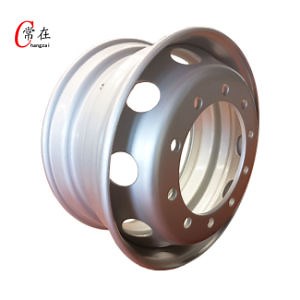 [Hot Item] 22.5X8.25 Rims 22 Inch Wheel Steel Tubeless Truck Rims 10 Holes Hot for Selling