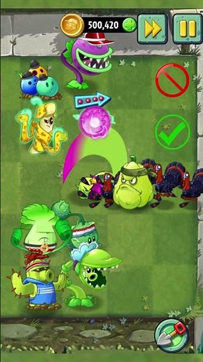 PvZ 2 - Electric Peel Team & Other Plant Teams Vs 20 Turkey & 20 Ice Weasel Zombies #shorts #pvz2