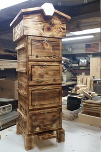 Warre Bee Hive W/ Windows (torched Finish) - Etsy