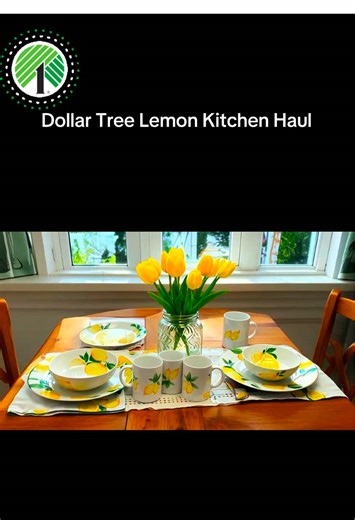Dollar Tree Lemon Kitchen Collection Finds