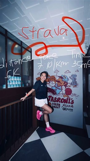 Sky Gavin 張 on Instagram: "This is your sign to get some pink running shoes for valentines! 💗💐💝 The new adidas Evo SL woven in shock pink is now at Rev! * Ran with @revph @adidasph @jabronispizza and forgot to strava because I was too focused for the pizza after 🤣 You can also join the fun and get some B1T1 pizzas @jabronispizza when you record your runs on Strava and post with #Pawis4Pizza until Feb 29! Check out their IG for the full details!"