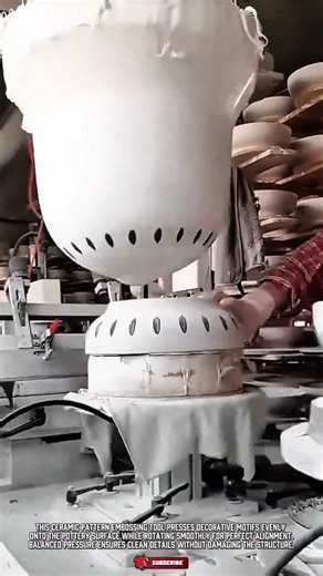 How This Ceramic Pattern Embossing Tool Presses Decorative Motifs Evenly Onto Pottery Surfaces