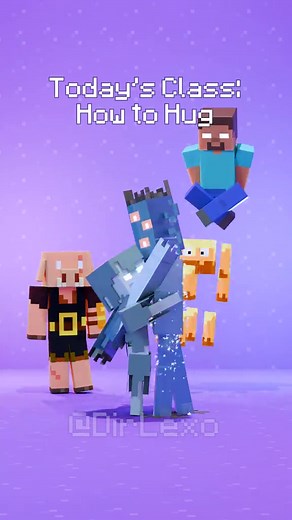 Monster School: How to Hug - New Minecraft Lesson