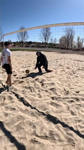 Sun, Sand, and a Powerful Spike That Slams Down Every Time! 🏐🔥