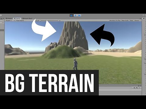 Unity: Using Terrain as Background Mountain Line in your Game/Level/Map