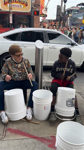 Dorothea Taylor on Instagram: "Taking up street bucket drumming 😁. Had a blast on my recent trip. Stay tuned for some great videos to come!!! 😳 #bucketdrumming"
