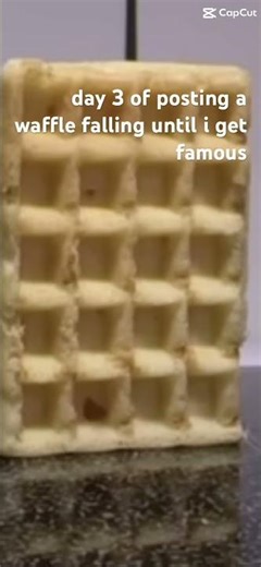 waffle falling #fypシ #waffles