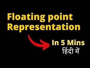Floating point representation in Number System