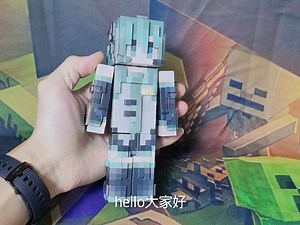 我的世界的玩家皮肤模型，可以定制的
