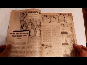 Steve Reeves wins Mr Pacific Coast 1947! Eric Pedersen Mr California 1947! Your Physique August 1947