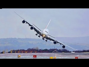着陸シーン ～旅客機から戦闘機まで～横風強風の中の飛行機着陸 ハードランディング #6