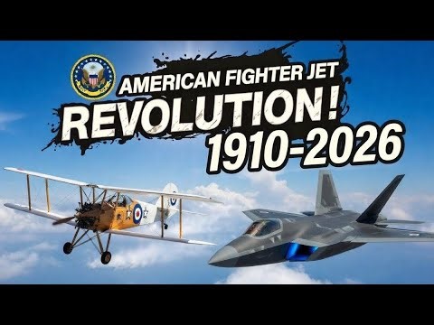 American Fighter Jets Evolution 1910-2026 || Most Satisfying Revolution