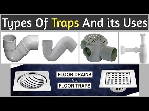 Floor Traps vs Floor Drains | Traps in Plumbing system | P & S Trap #Plumbing #Engineering