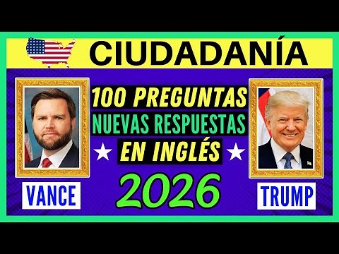 100 QUESTIONS for American Citizenship IN ENGLISH 2025 - NEW ANSWERS (Questions in English)