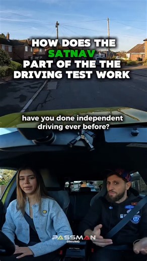 Do you know how the satnav portion of the driving test works? #driving #drivinglesson #satnav drivingtest googlemaps | Passman Driving School