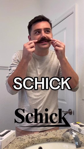 Oh @Schick! @Danny Bartok uses the new Ultra-Pivot Trimmer to trim his beard and effortlessly gets a smooth, irritation-free shave with the Ultra-Sensitive Razor! #schickpartner #shave #mustache #skit