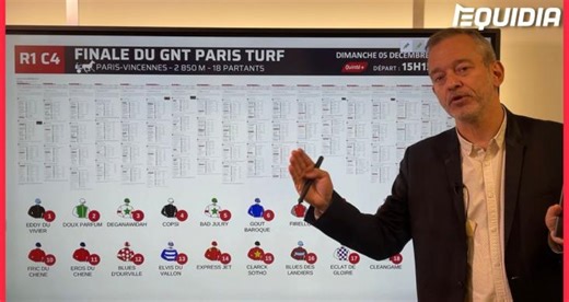 Quinté : Le prono interactif pour le Quinté / Finale du GNT Paris-Turf du dimanche 5  décembre à Vincennes
