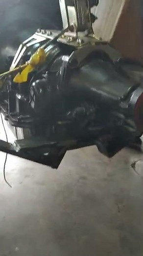 54 belair _ Vid #08. transmission cross member fabricated.