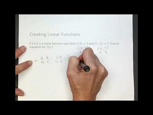 Section 2.1 - Linear Functions