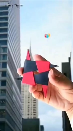 DIY PAPER NINJA STAR EVEN EASY TUTORIAL #trending #pakistan #india #subscribe