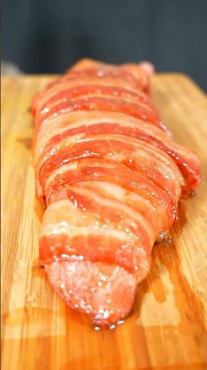 Smoked Hot Honey Bacon Wrapped Pork Tenderloin Recipe
