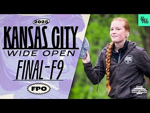 2025 Kansas City Wide Open | FPO FINALF9 | Handley, Burge, Hansen, Gannon | Jomez Disc Golf