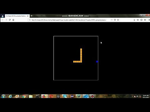 Simple Snake Game In HTML Using Visual Studio Code