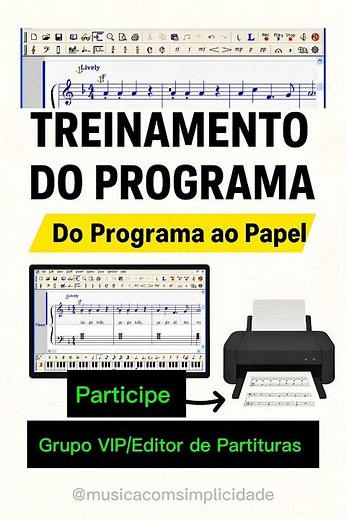 Edição de Partituras ( Treinamento para Músicos, Estudantes de Música, Arranjadores e Compositores )