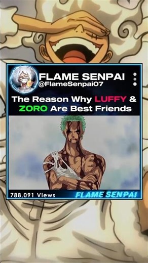 The Reason why Zoro Follows Luffy!🔥Unbreakable Duo💥